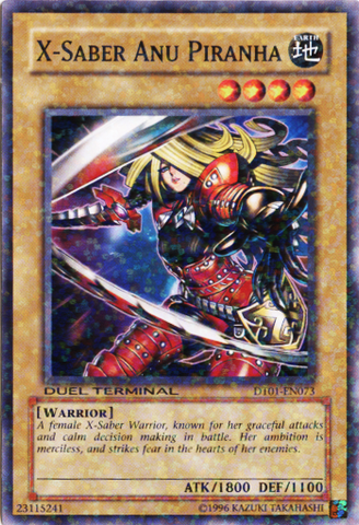 X-Saber Anu Piranha [DT01-EN073] Common Yu-Gi-Oh!