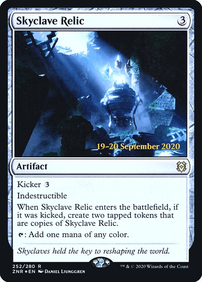 Skyclave Relic [Zendikar Rising Prerelease Promos] Magic: The Gathering