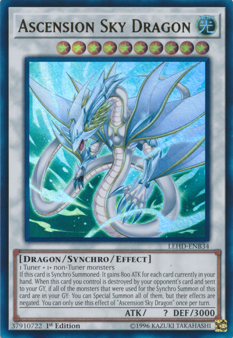 Ascension Sky Dragon [LEHD-ENB34] Ultra Rare Yu-Gi-Oh!
