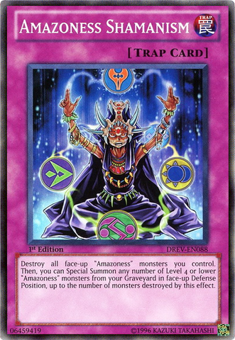 Amazoness Shamanism [DREV-EN088] Super Rare Yu-Gi-Oh!