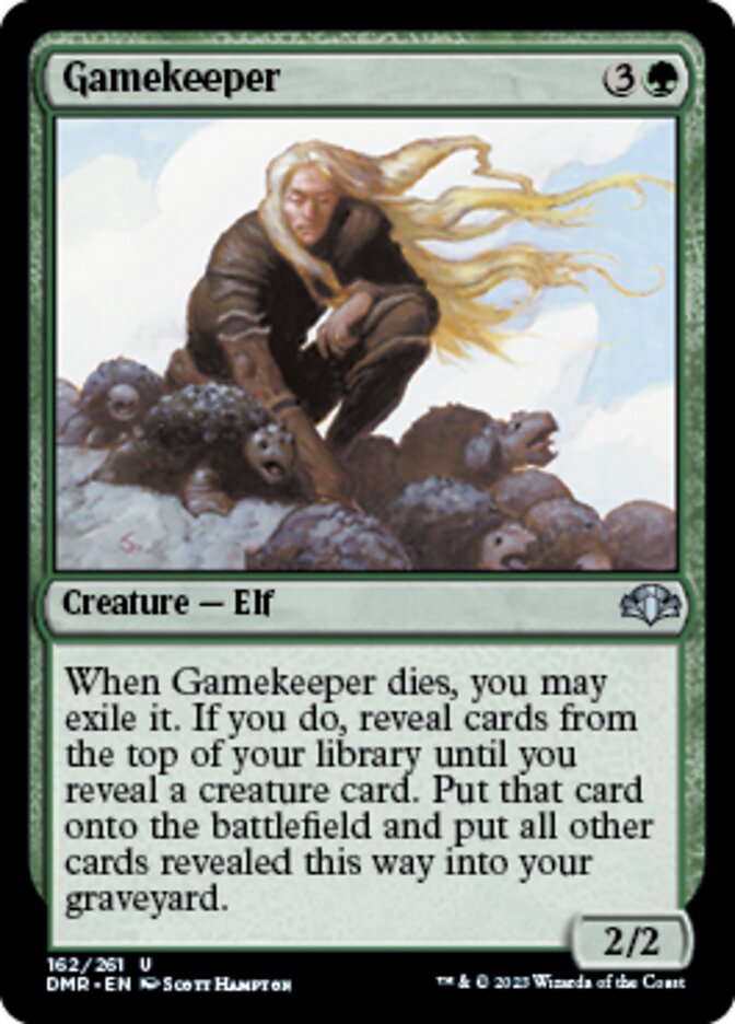 Gamekeeper [Dominaria Remastered] Magic: The Gathering