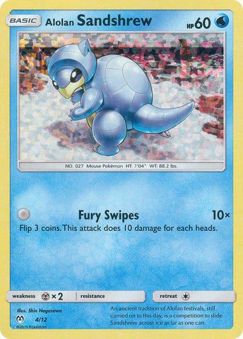 Alolan Sandshrew (4/12) [McDonald's Promos: 2019 Collection] Pokémon