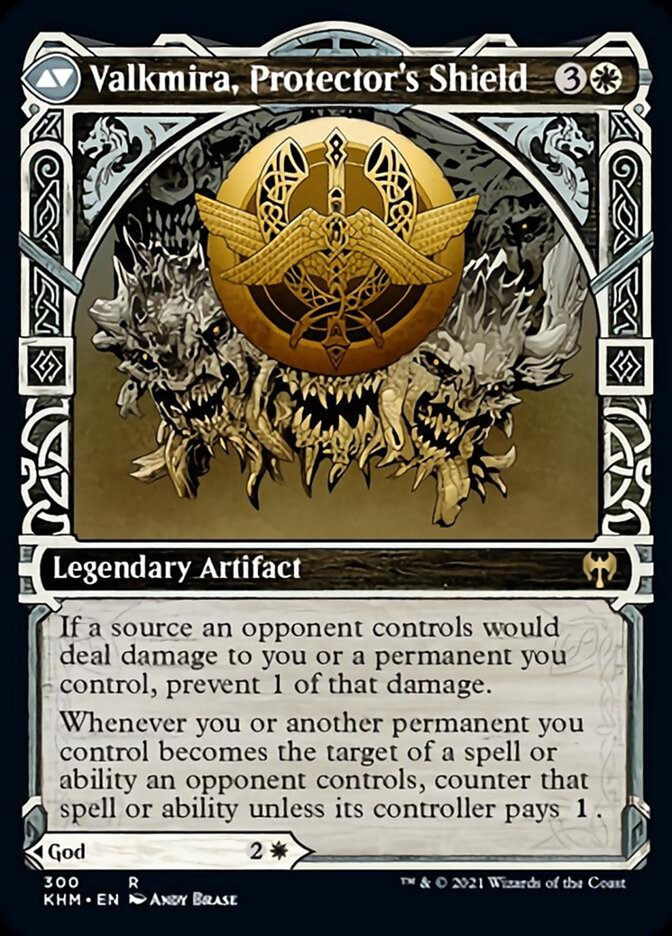 Reidane, God of the Worthy // Valkmira, Protector's Shield (Showcase) [Kaldheim] Magic: The Gathering
