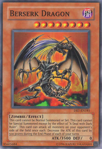Berserk Dragon [DR1-EN181] Super Rare Yu-Gi-Oh!