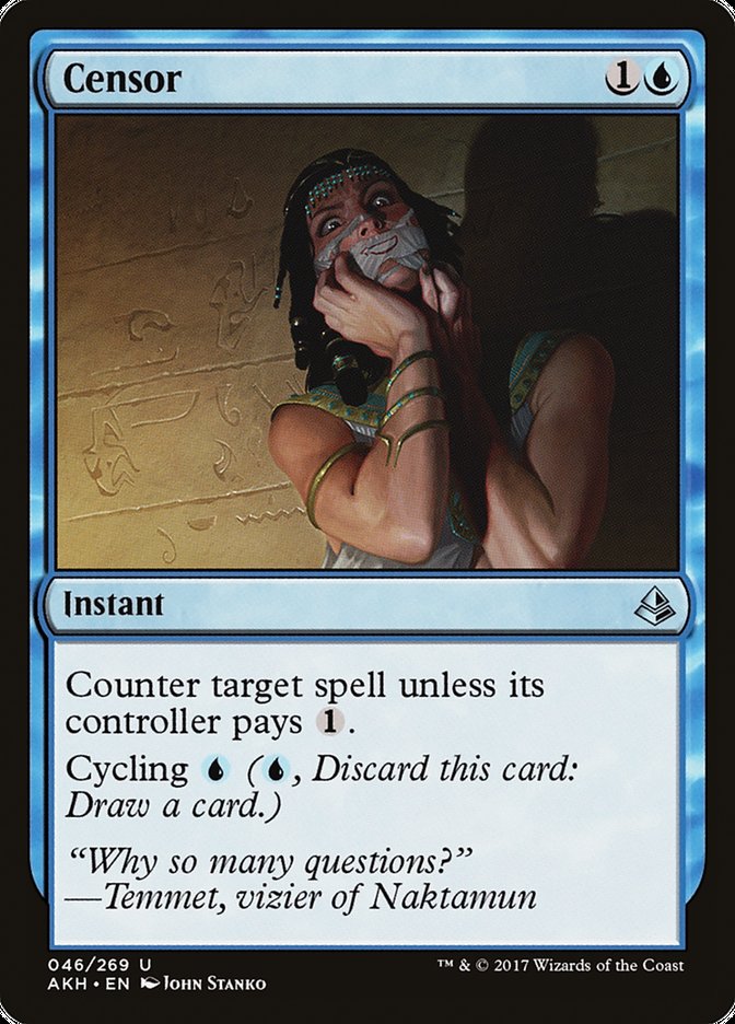 Censor [Amonkhet] Magic: The Gathering