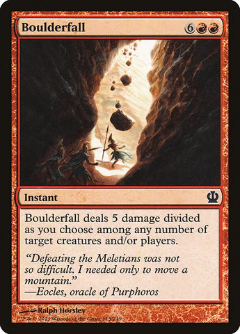 Boulderfall [Theros] Magic: The Gathering