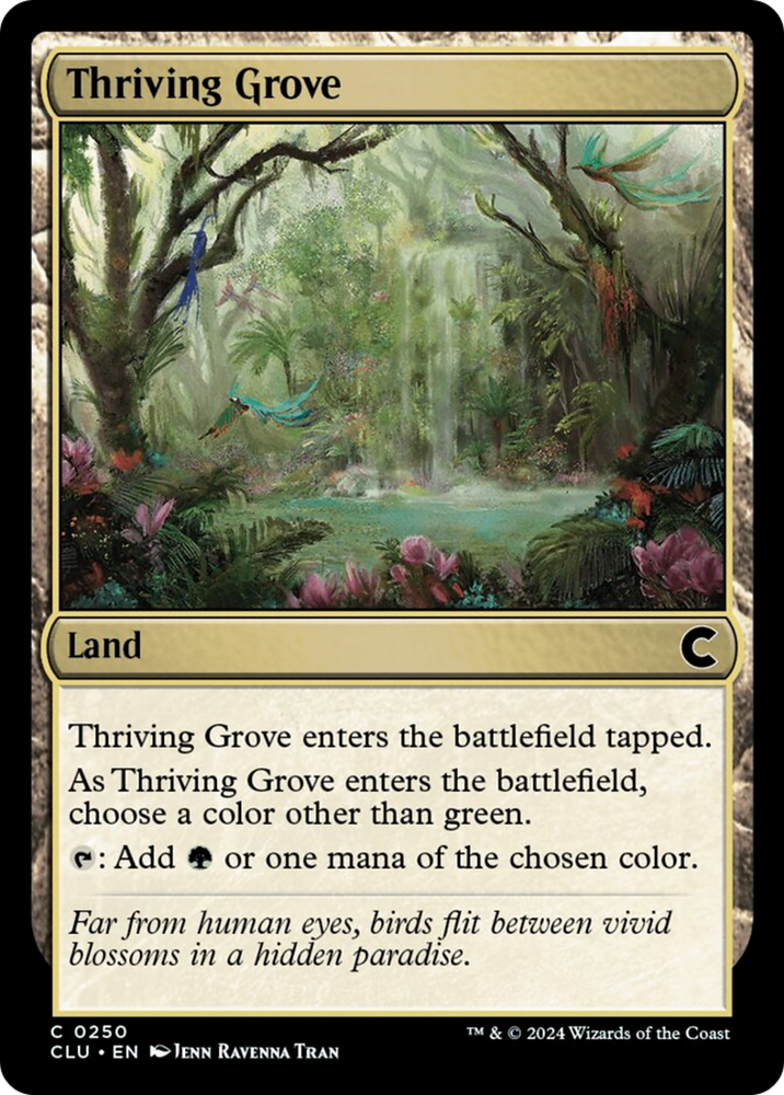 Thriving Grove [Ravnica: Clue Edition] Magic: The Gathering