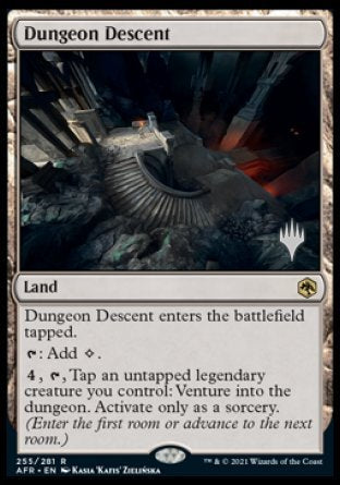 Dungeon Descent (Promo Pack) [Dungeons & Dragons: Adventures in the Forgotten Realms Promos] Magic: The Gathering