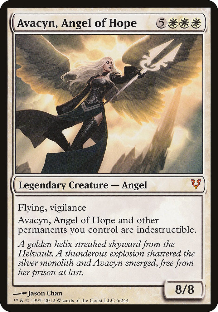Avacyn, Angel of Hope (Oversized) [Open the Helvault] Magic: The Gathering