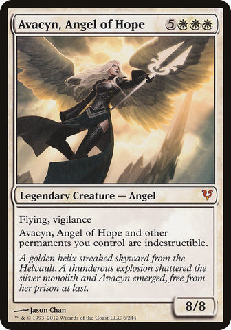 Avacyn, Angel of Hope (Oversized) [Open the Helvault] Magic: The Gathering