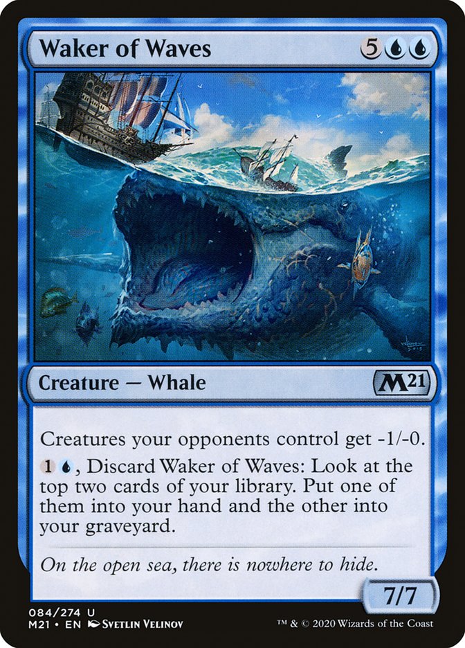 Waker of Waves [Core Set 2021] Magic: The Gathering