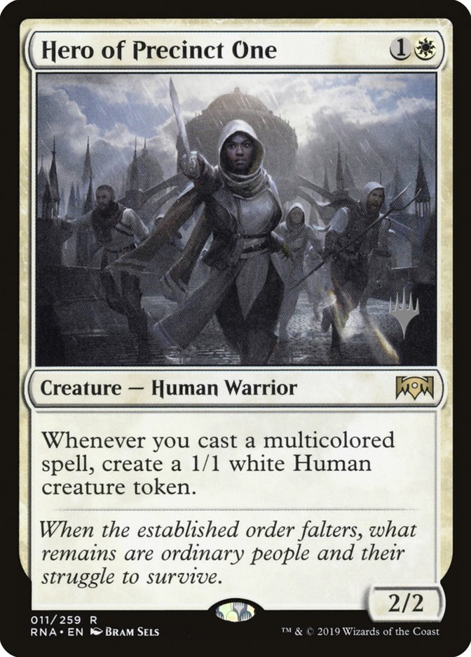 Hero of Precinct One (Promo Pack) [Ravnica Allegiance Promos] Magic: The Gathering