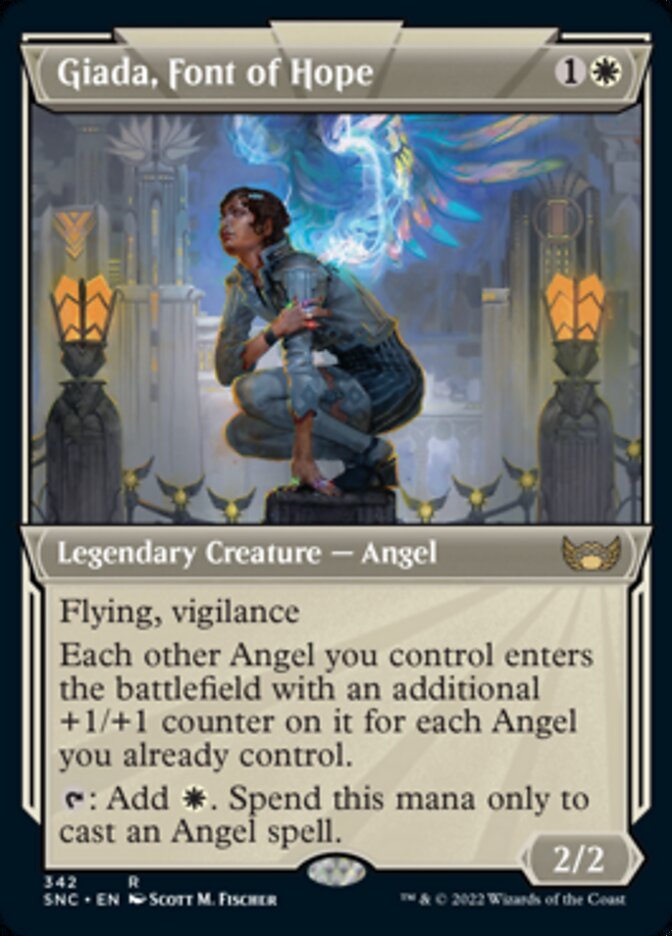 Giada, Font of Hope (Showcase Art Deco) [Streets of New Capenna] Magic: The Gathering