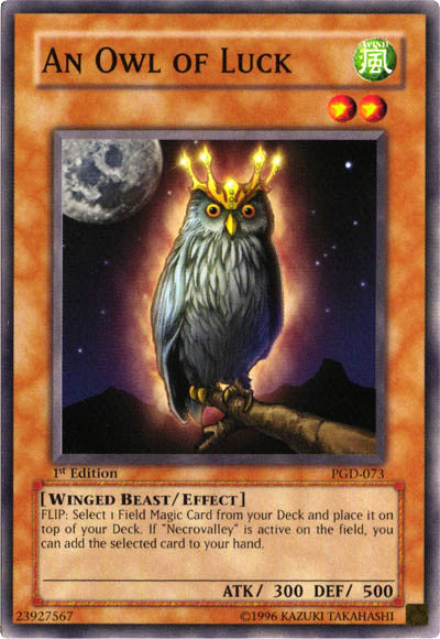 An Owl of Luck [PGD-073] Common Yu-Gi-Oh!