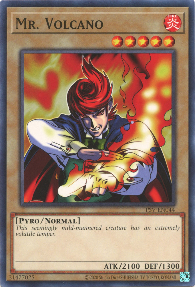 Mr. Volcano (25th Anniversary) [PSV-EN044] Common Yu-Gi-Oh!