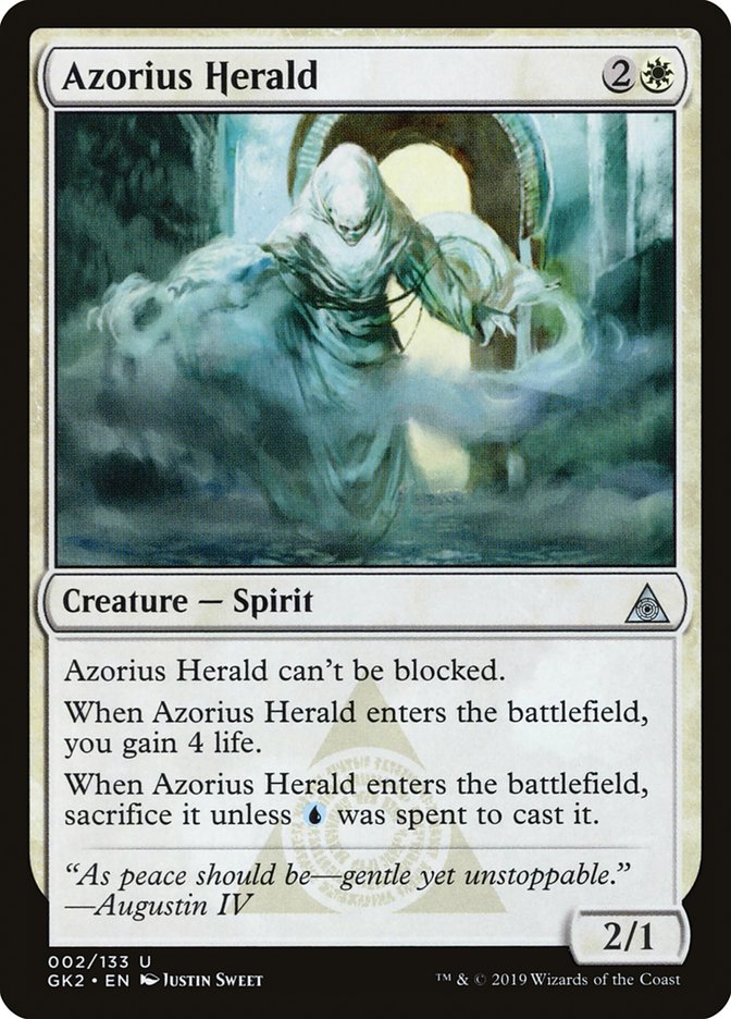 Azorius Herald [Ravnica Allegiance Guild Kit] Magic: The Gathering
