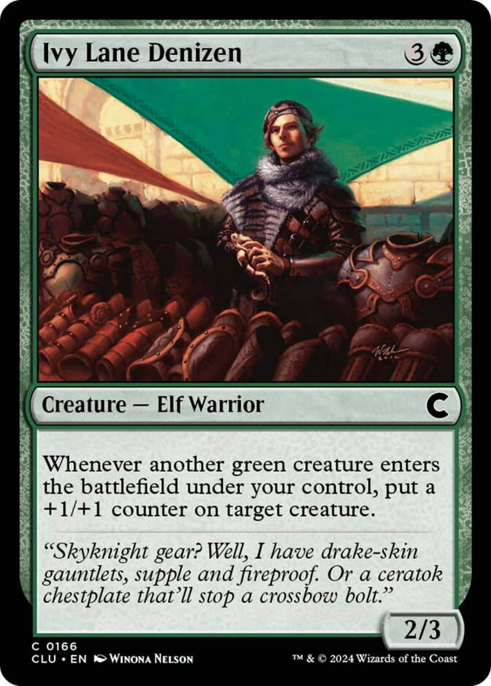 Ivy Lane Denizen [Ravnica: Clue Edition] Magic: The Gathering