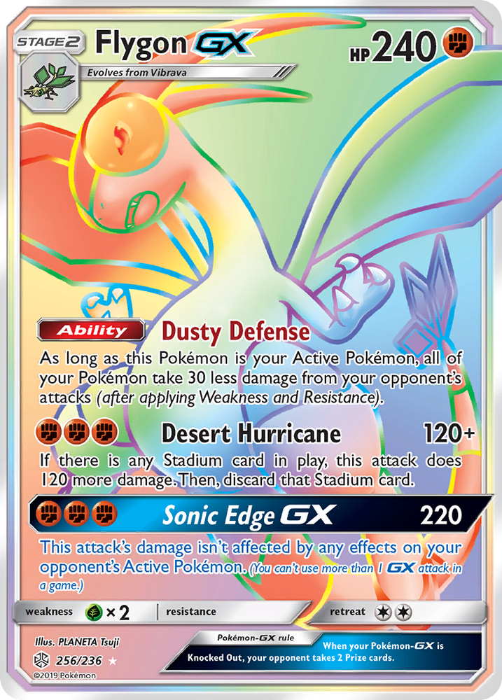 Flygon GX (256/236) [Sun & Moon: Cosmic Eclipse] Pokémon