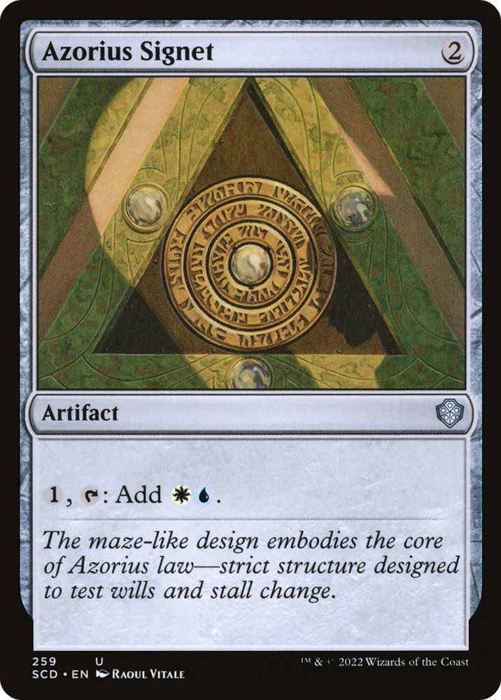 Azorius Signet [Starter Commander Decks] Magic: The Gathering