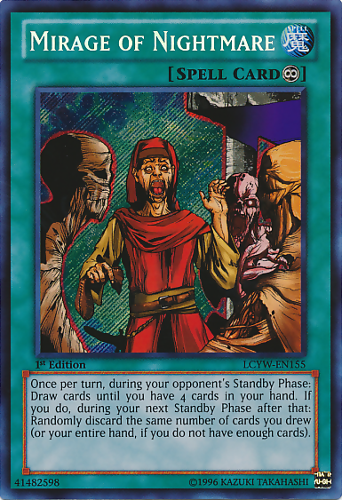 Mirage of Nightmare [LCYW-EN155] Secret Rare Yu-Gi-Oh!