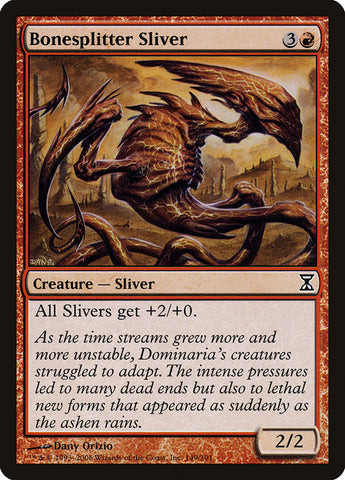 Bonesplitter Sliver [Time Spiral] Magic: The Gathering