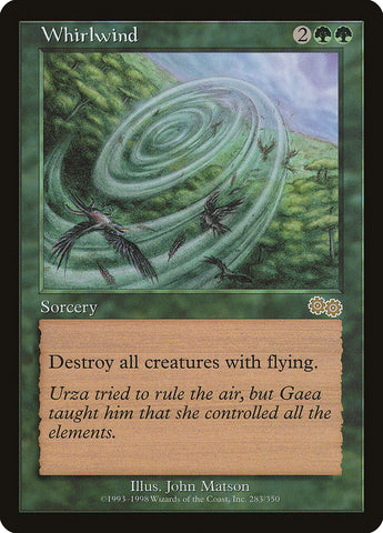 Whirlwind [Urza's Saga] Magic: The Gathering