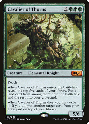Cavalier of Thorns [Core Set 2020] Magic: The Gathering