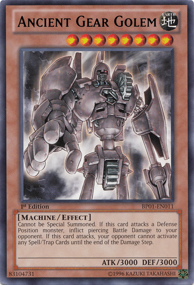 Ancient Gear Golem [BP01-EN011] Rare Yu-Gi-Oh!