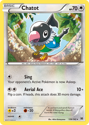Chatot (128/162) [XY: BREAKthrough] Pokémon