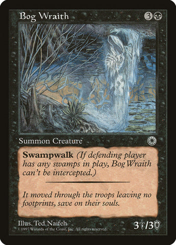 Bog Wraith [Portal] Magic: The Gathering