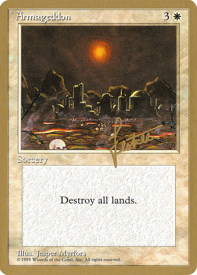 Armageddon (Bertrand Lestree) [Pro Tour Collector Set] Magic: The Gathering