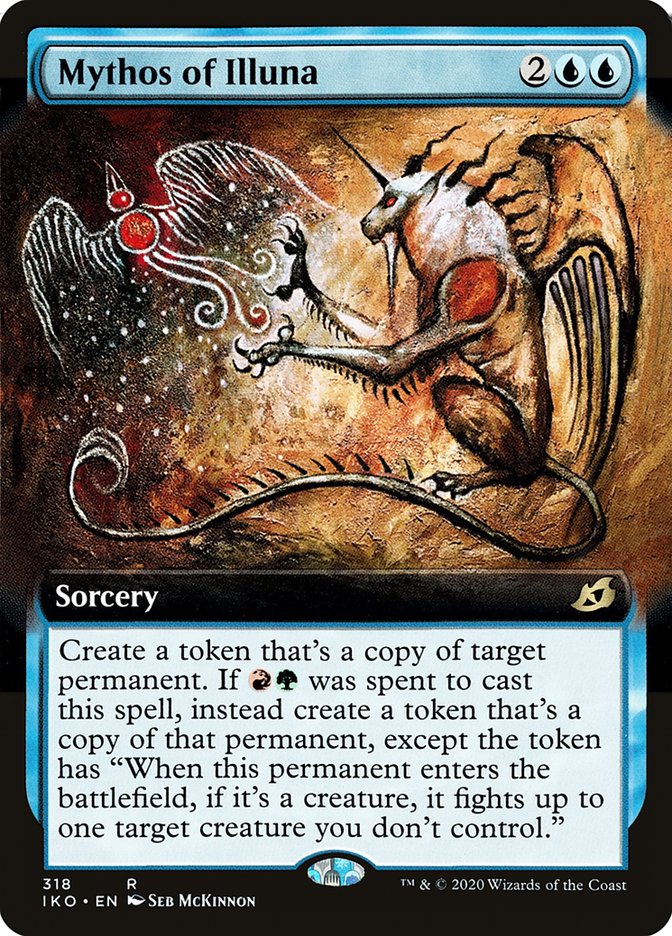 Mythos of Illuna (Extended Art) [Ikoria: Lair of Behemoths] Magic: The Gathering