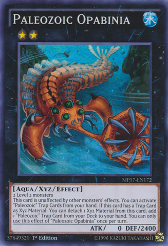 Paleozoic Opabinia [MP17-EN172] Super Rare Yu-Gi-Oh!