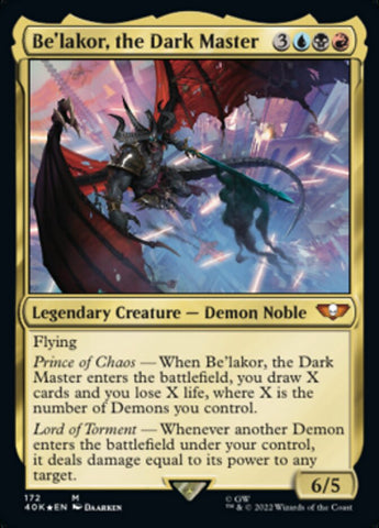 Be'lakor, the Dark Master [Warhammer 40,000] Magic: The Gathering