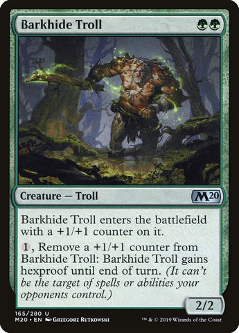 Barkhide Troll [Core Set 2020] Magic: The Gathering