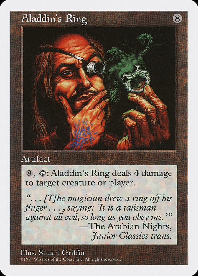 Aladdin's Ring [Fifth Edition] Magic: The Gathering