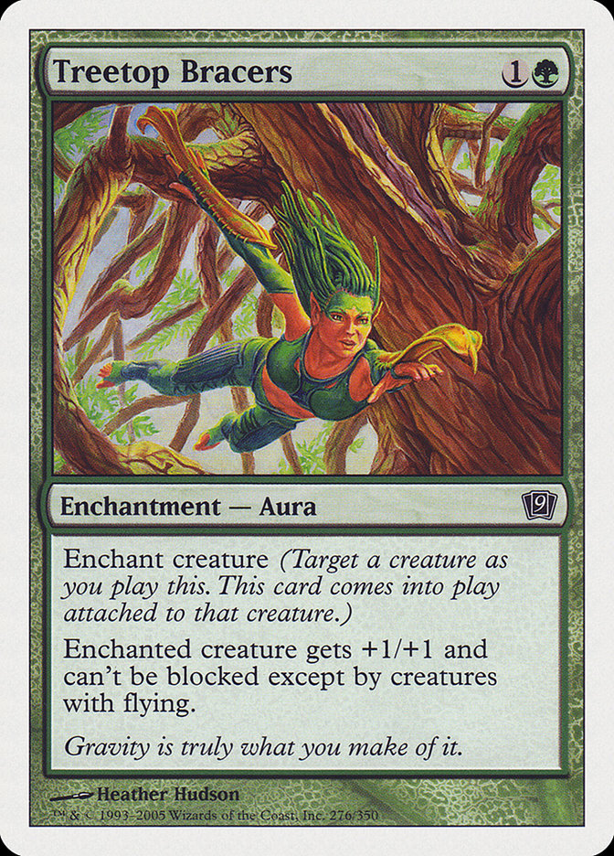 Treetop Bracers [Ninth Edition] Magic: The Gathering