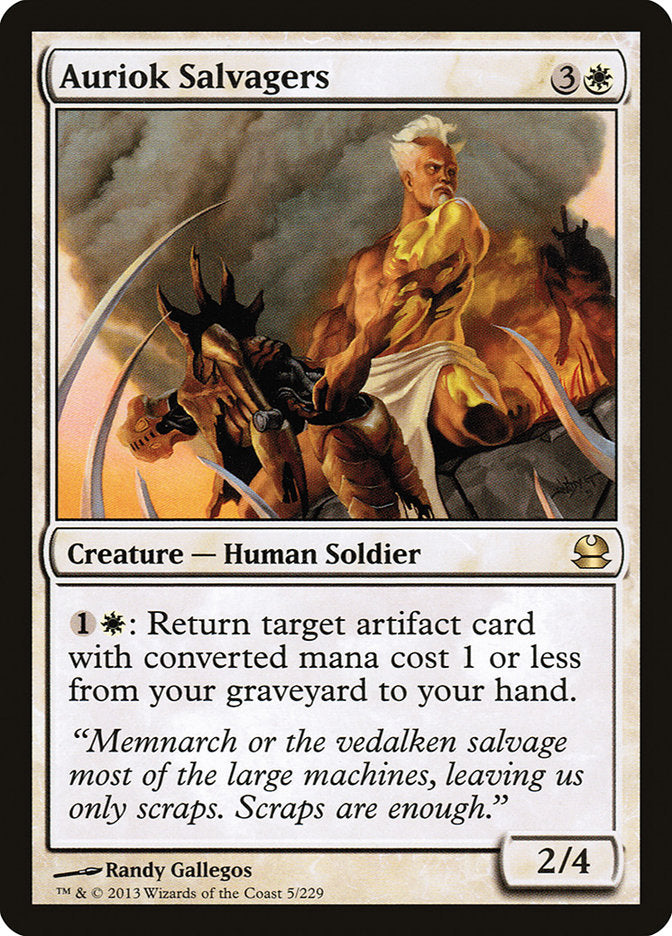 Auriok Salvagers [Modern Masters] Magic: The Gathering