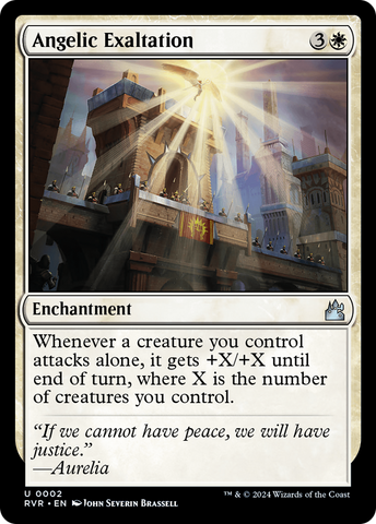 Angelic Exaltation [Ravnica Remastered] Magic: The Gathering
