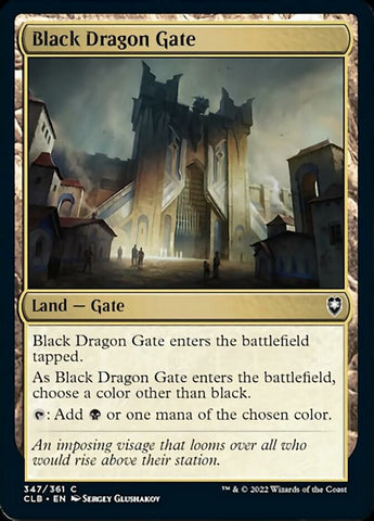 Black Dragon Gate [Commander Legends: Battle for Baldur's Gate] Magic: The Gathering