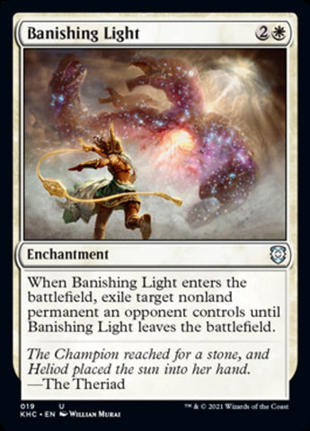 Banishing Light [Kaldheim Commander] Magic: The Gathering