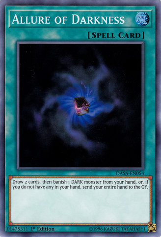 Allure of Darkness [DASA-EN054] Super Rare Yu-Gi-Oh!