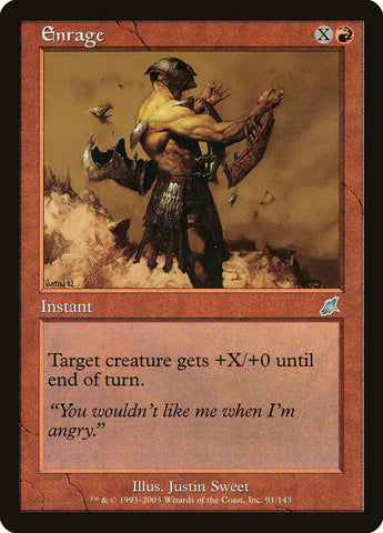 Enrage [Scourge] Magic: The Gathering