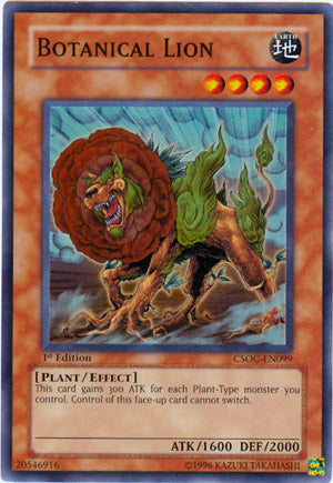 Botanical Lion [CSOC-EN099] Super Rare Yu-Gi-Oh!