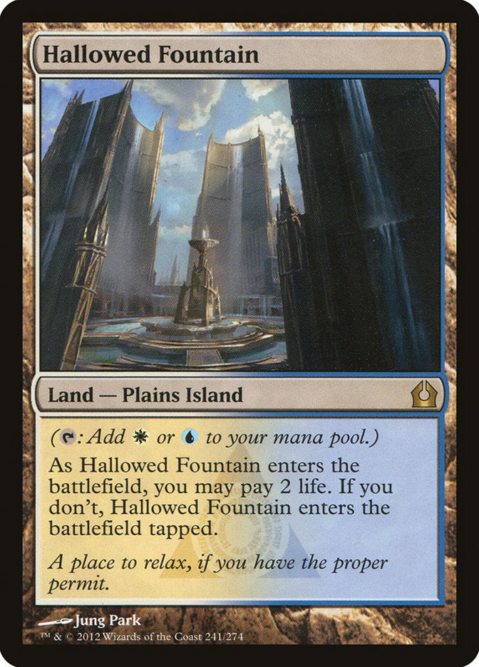 Hallowed Fountain [Return to Ravnica] Magic: The Gathering
