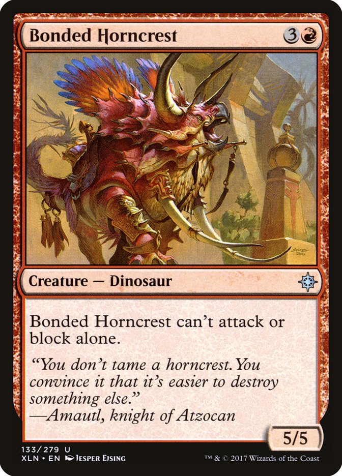 Bonded Horncrest [Ixalan] Magic: The Gathering
