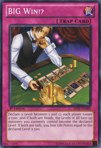 BIG Win!? [SHSP-EN080] Common Yu-Gi-Oh!
