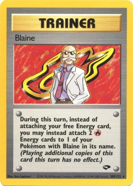 Blaine (100/132) [Gym Challenge Unlimited] Pokémon
