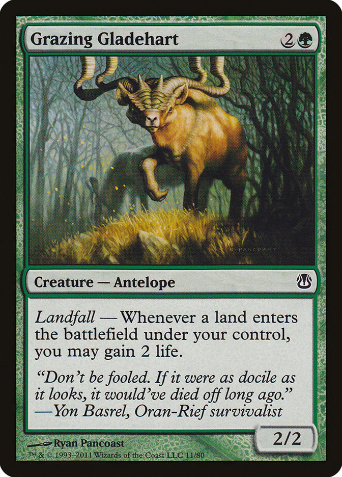 Grazing Gladehart [Duel Decks: Ajani vs. Nicol Bolas] Magic: The Gathering