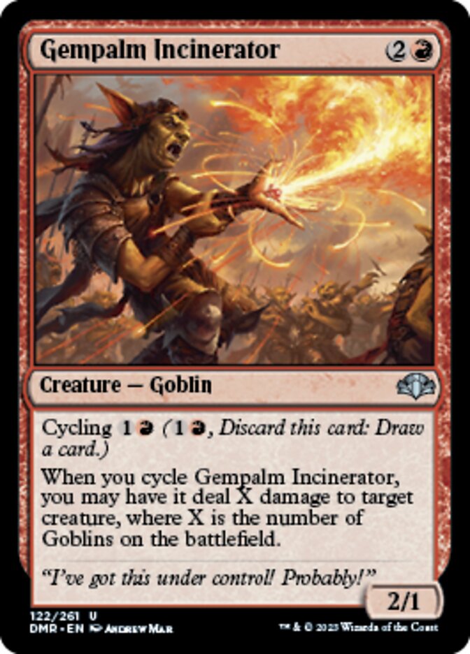 Gempalm Incinerator [Dominaria Remastered] Magic: The Gathering